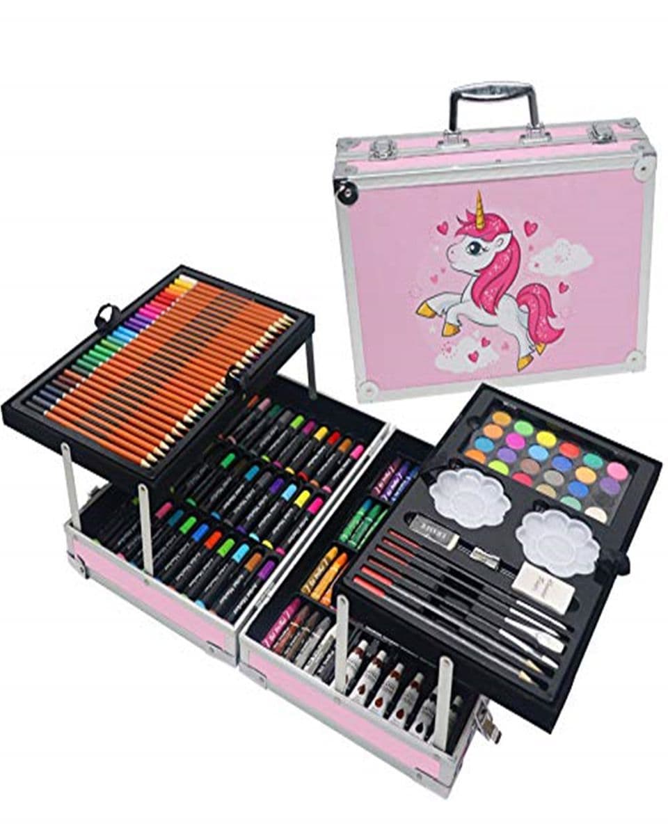 145pcs Colouring&Painting Set ‎- مجموعة ‏كاملة ‏للتلوين ‏والصباغة image 2