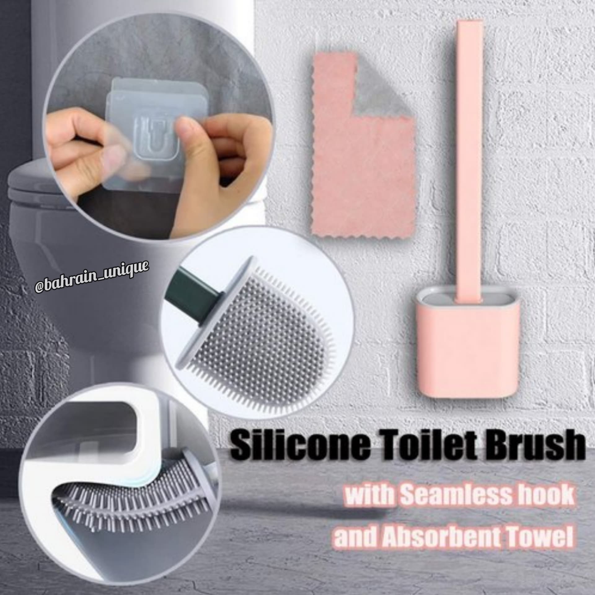 Silicon Toilet Brush ‎- منظف ‏المرحاض image 3