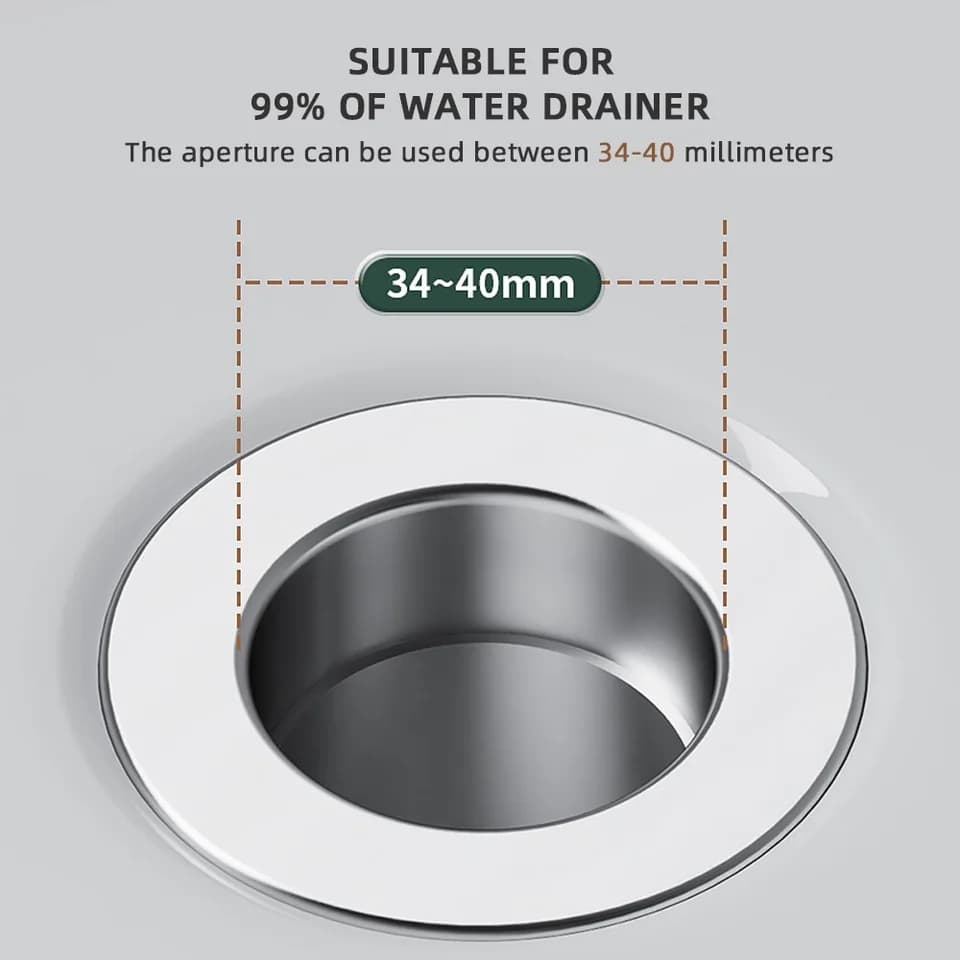 Sink Plug  ‎stainless ‎steel ‎- رأس ‏تصريف  ‏ستانليس image 7