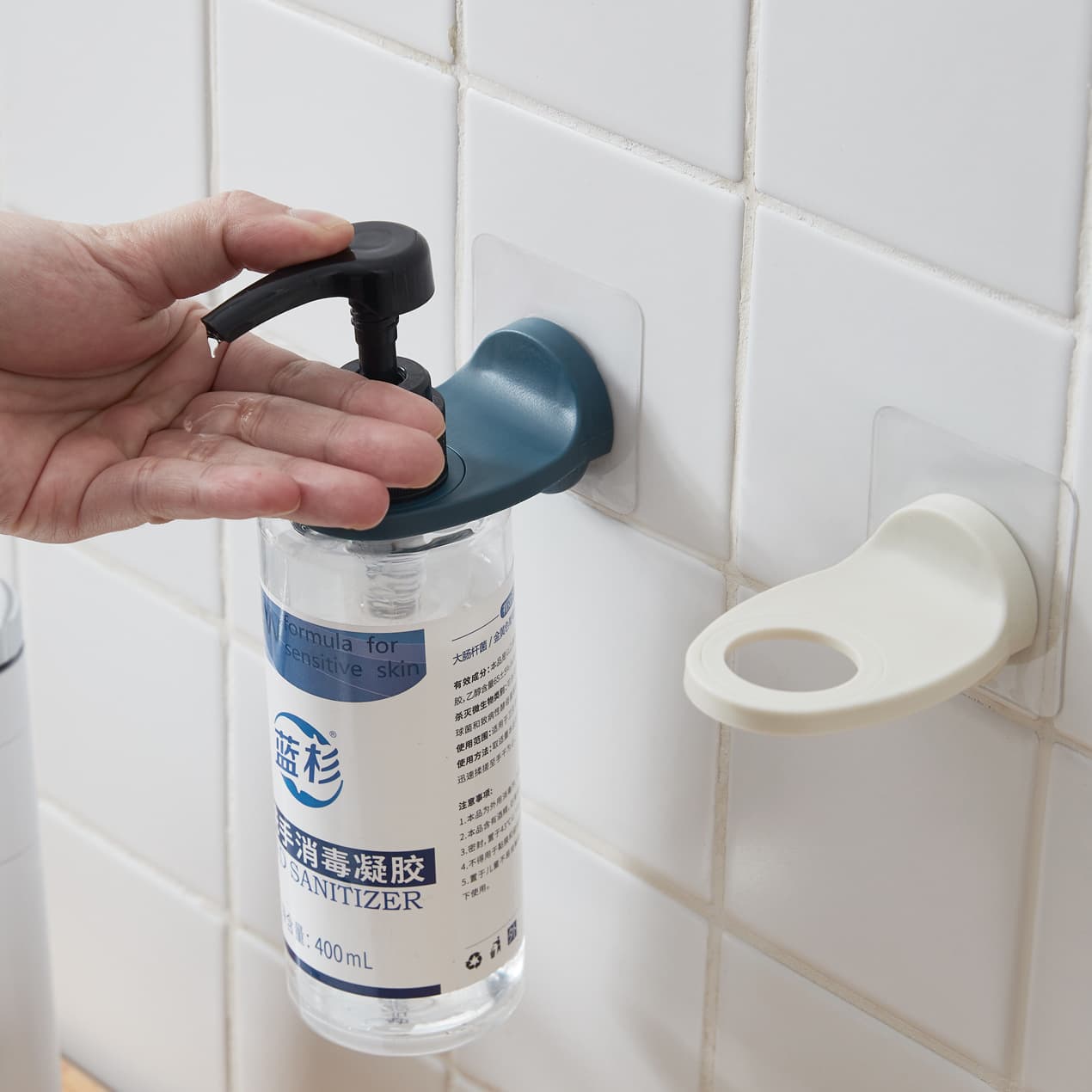 5pcs Wall Shampoo holder ‎- ‏قطع ‏تعليق  ‏الشامبو ‏