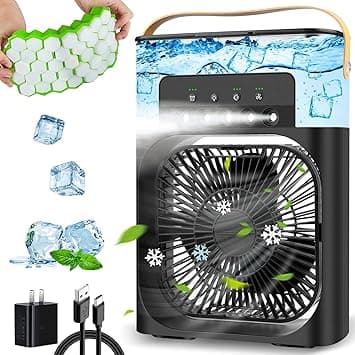 Mini Ice Cooling Fan ‎- ‏مروحة ‏مكيف ‏متنقلة