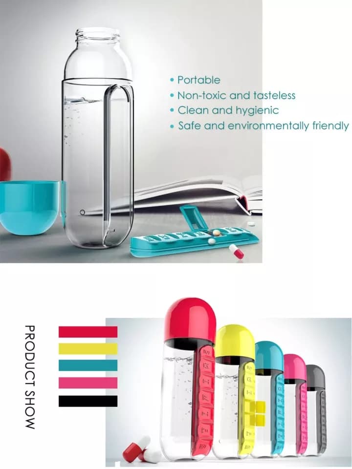 Pill Organizer Bottle ‎- ‏منظم ‏الادوية image 2