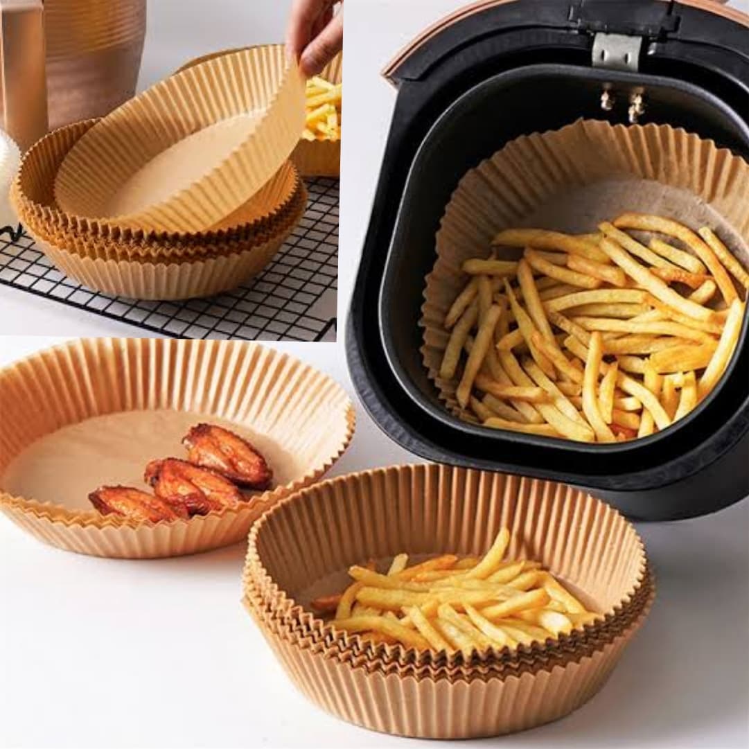 100pcs Air Fryer Liners ‎- صحون ‏الاير ‏فراير ‏ image 3