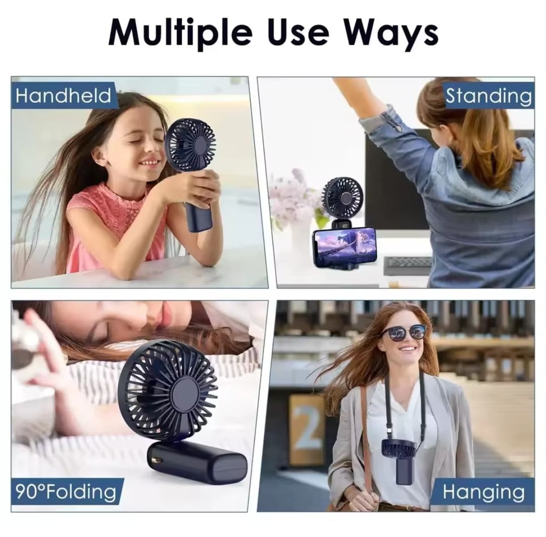 5 ‏Speed portable Fan ‎- مروحة ‏متنقلة