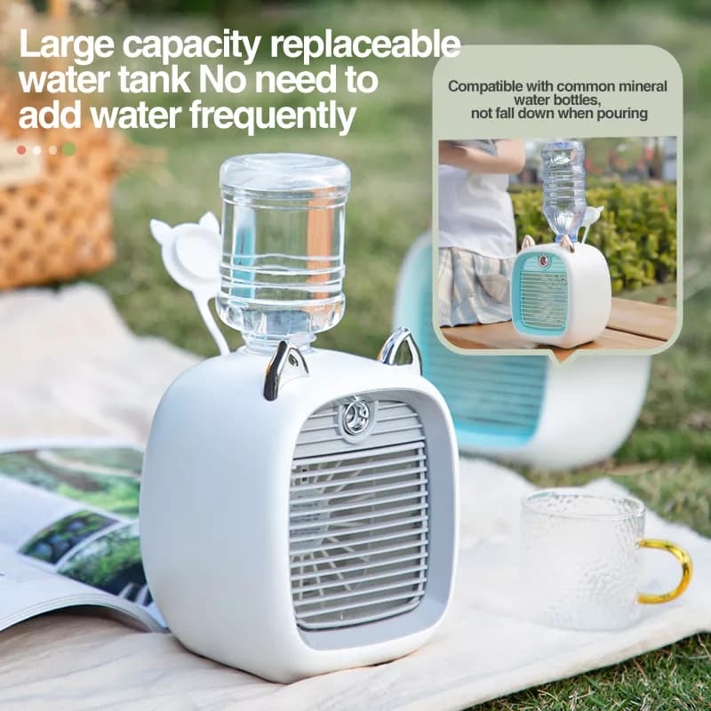 Portable Air Cooler Fan Humidifier  ‎- مروحة ‏ومعطر ‏جو ‏ image 6