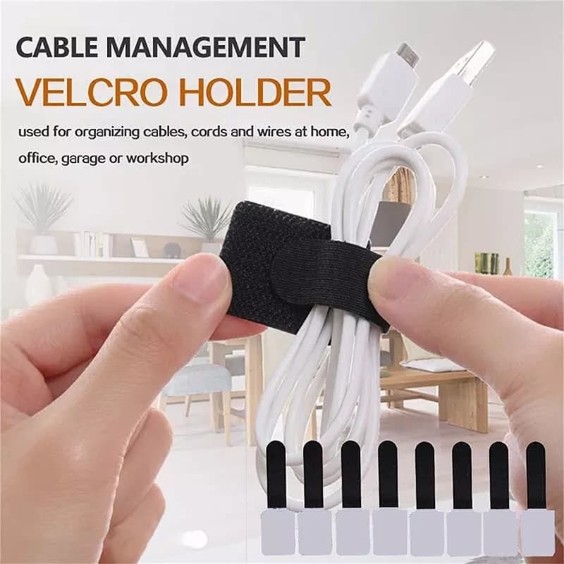10pcs Wire Organizer Adhesives- لاصقات ‏تنظيم ‏اسلام ‏مع ‏لاصق image 2