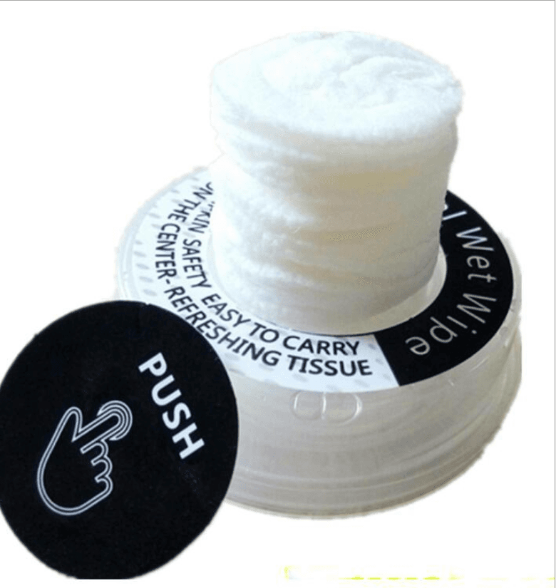 10 ‏Pcs Magic Wet Wipes ‎-  ‏١٠ ‏حبات ‏مناديل ‏مبللة