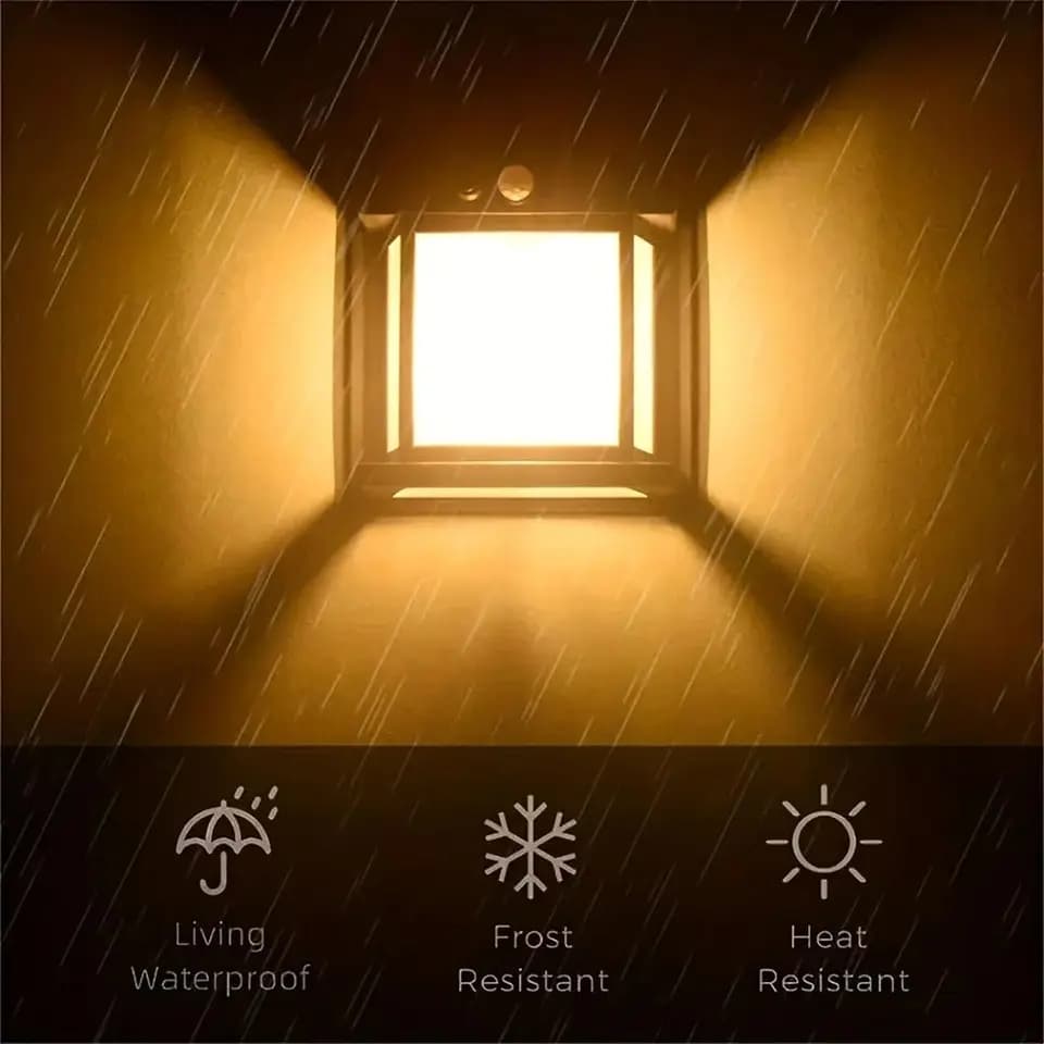 Retro Garden Solar Lamp ‎- اضاءة ‏شمسية image 4