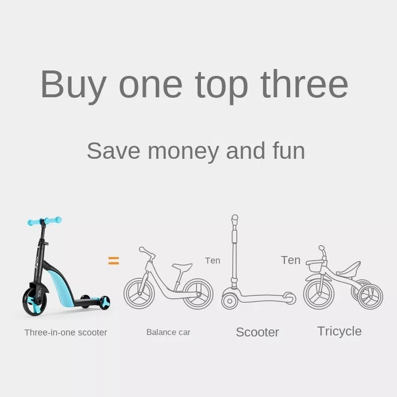 3in1 ‏Scooter ‎- سكوتر ‏٣في١ image 2