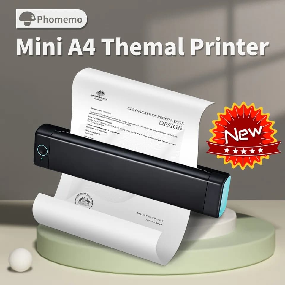 M08F portable wireless A4 ‏Thermal Printer ‎- طابعة ‏متنقلة image 4