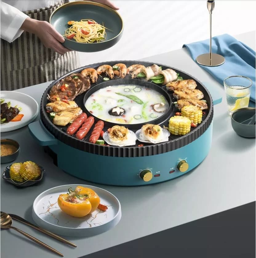HotPot BBQ Pan  ‎2in1 -جهاز ‏الباربيكيو ‏٢في١ ‏ image 5