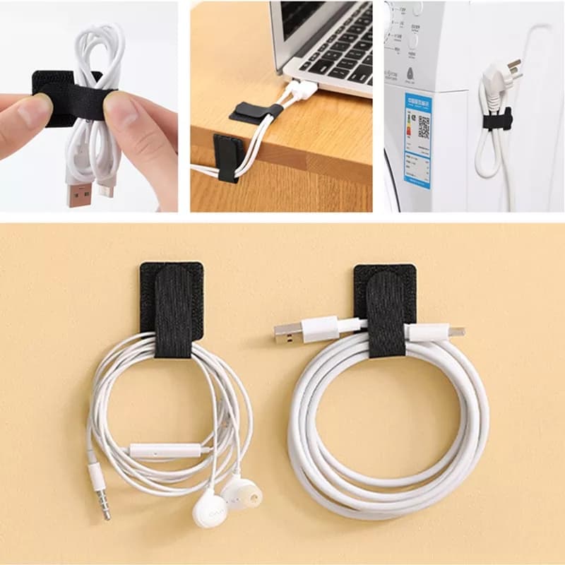 10pcs Wire Organizer Adhesives- لاصقات ‏تنظيم ‏اسلام ‏مع ‏لاصق