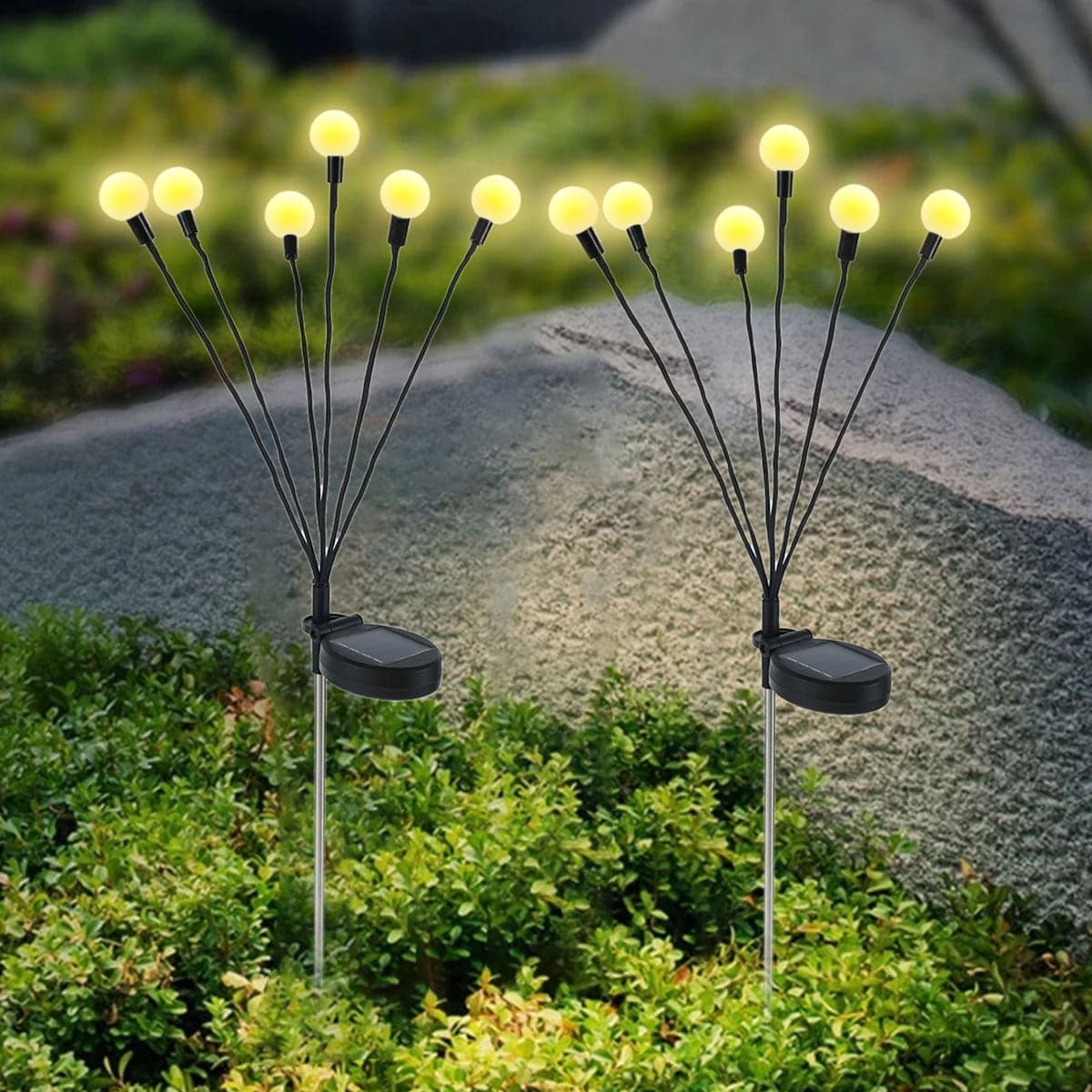 2pcs Garden Solar Light ‎- حبتين ‏اضاءات ‏بالطاقة ‏الشمسية image 6