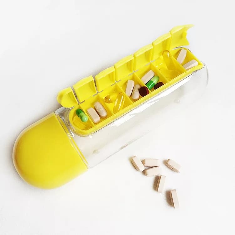 Pill Organizer Bottle ‎- ‏منظم ‏الادوية