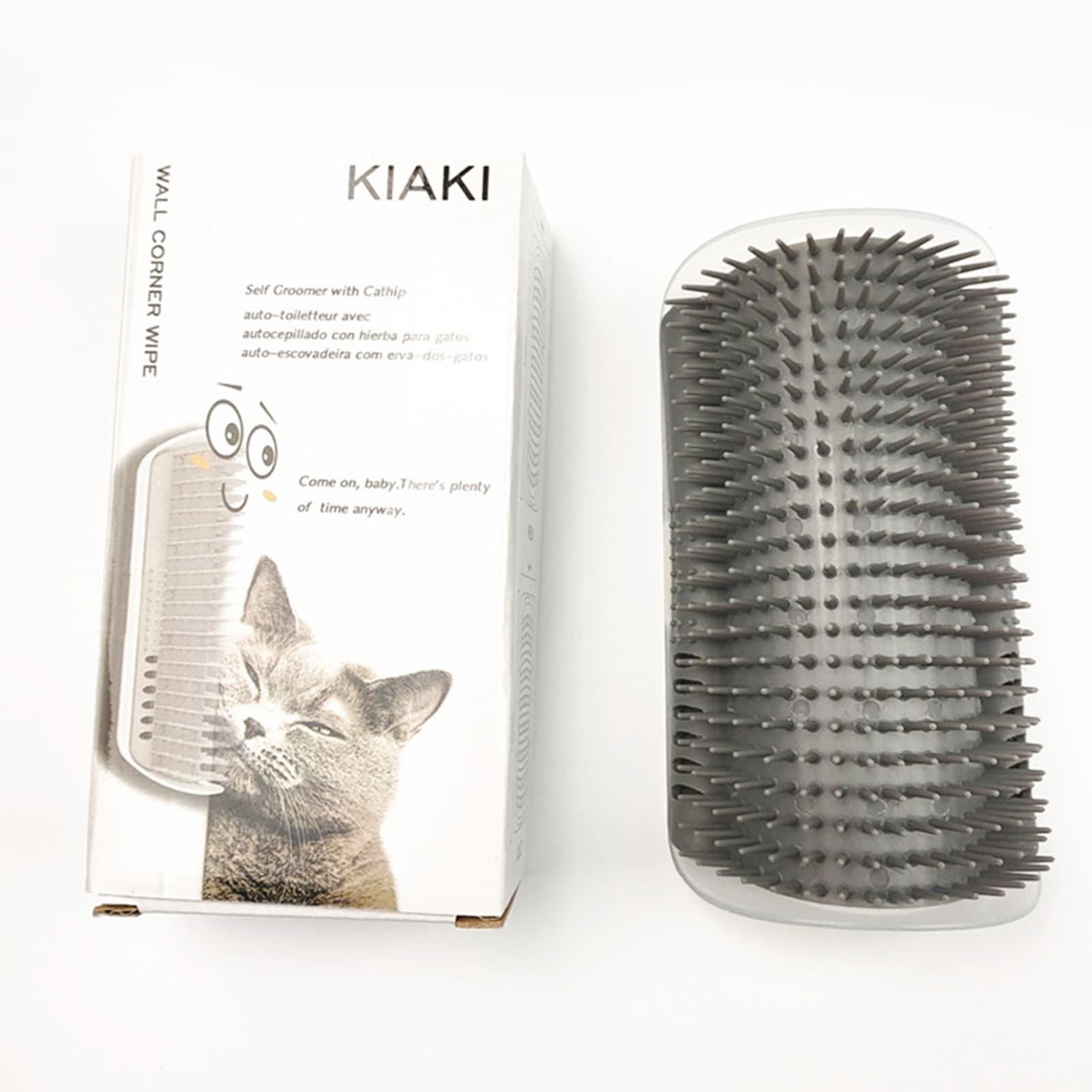 Cat Self Groomer Wall Brush ‎- لصقات ‏زوايا ‏للحيوانات image 3