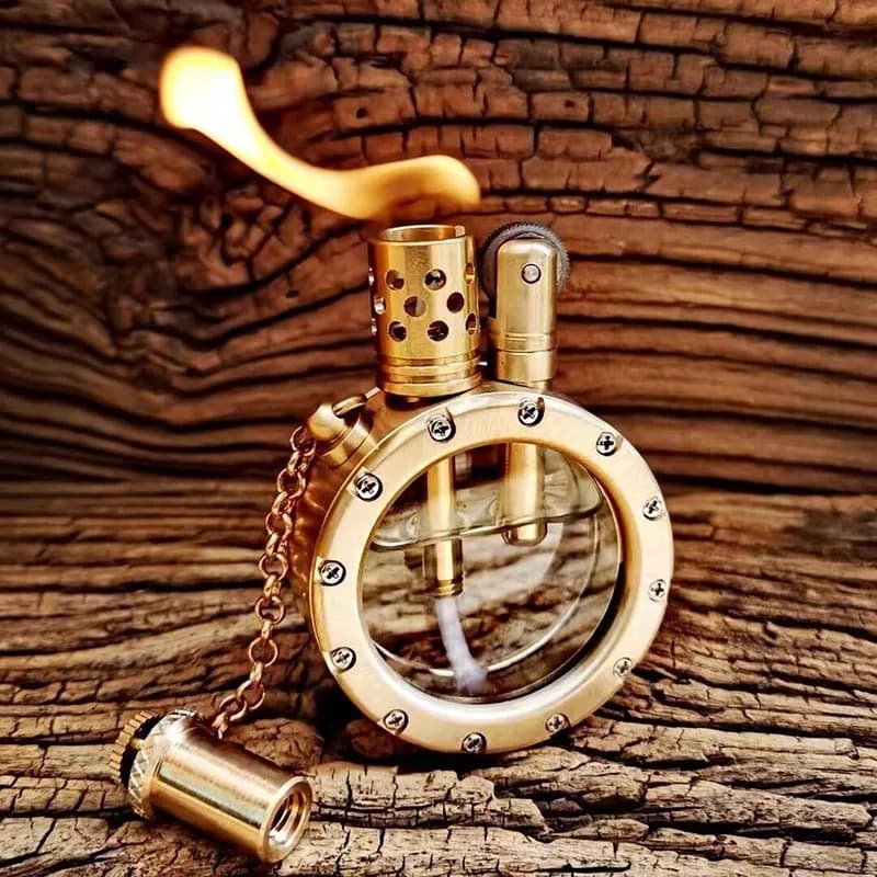 Antique Brass Lighter- ولاعة ‏نحاسية image 3