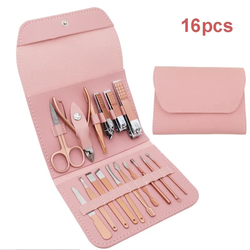 Manicure ‎& ‏Pedicure Set ‎(16pcs) - مجموعة ‏المانيكيور ‏والبديكيور