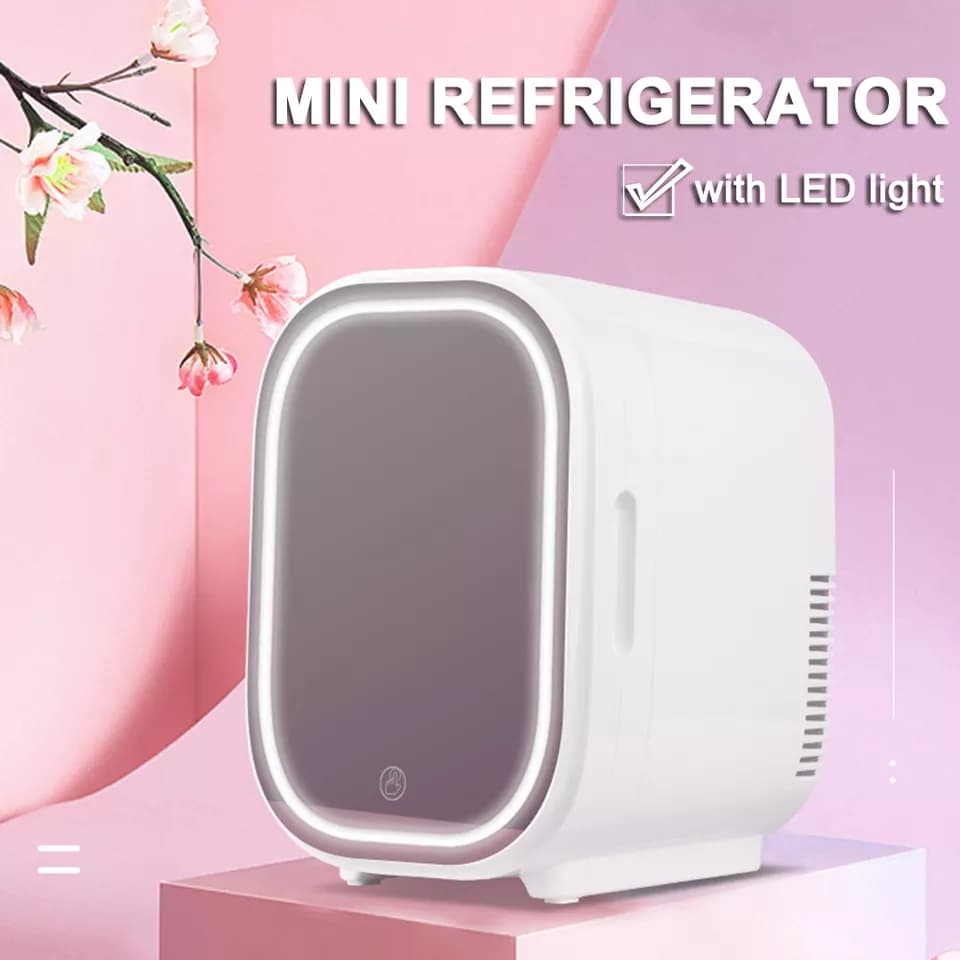 Makeup Mini Fridge ‎8L ‎with ‎LED ‎Mirror- ثلاجة ‏المكياج ‏وغيرها image 6