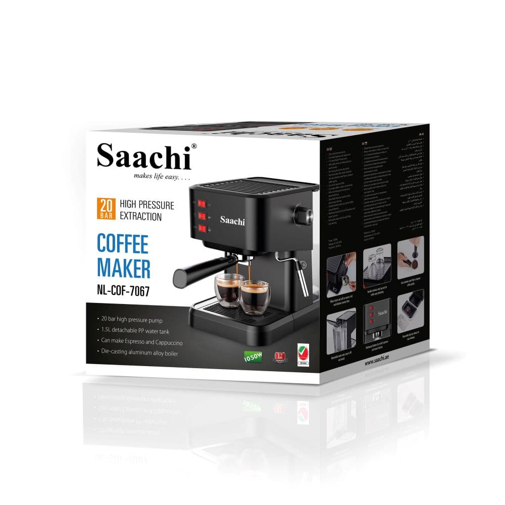Saachi Coffee Maker 20 Bar Pressure Pump -7067 image 2