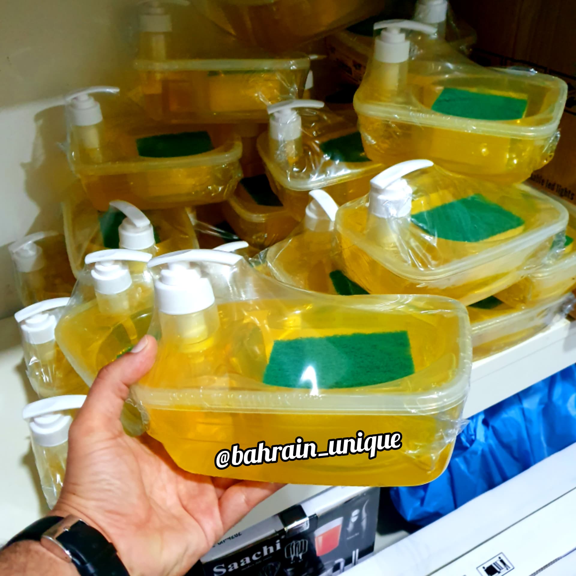 Soap Box (made in Jordan) + soap + sponge