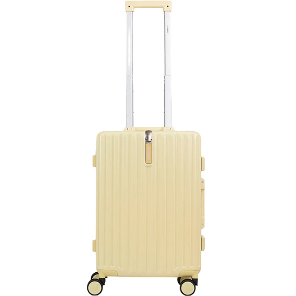 Stargold 1 Pc Hard Side Cabin Trolley Case Yellow