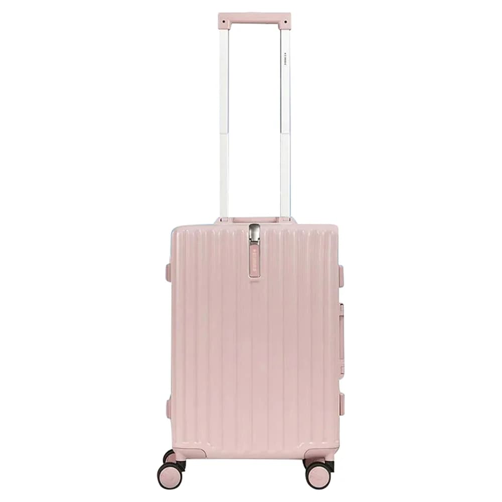 Stargold 1 Pc Hard Side Cabin Trolley Case Pink
