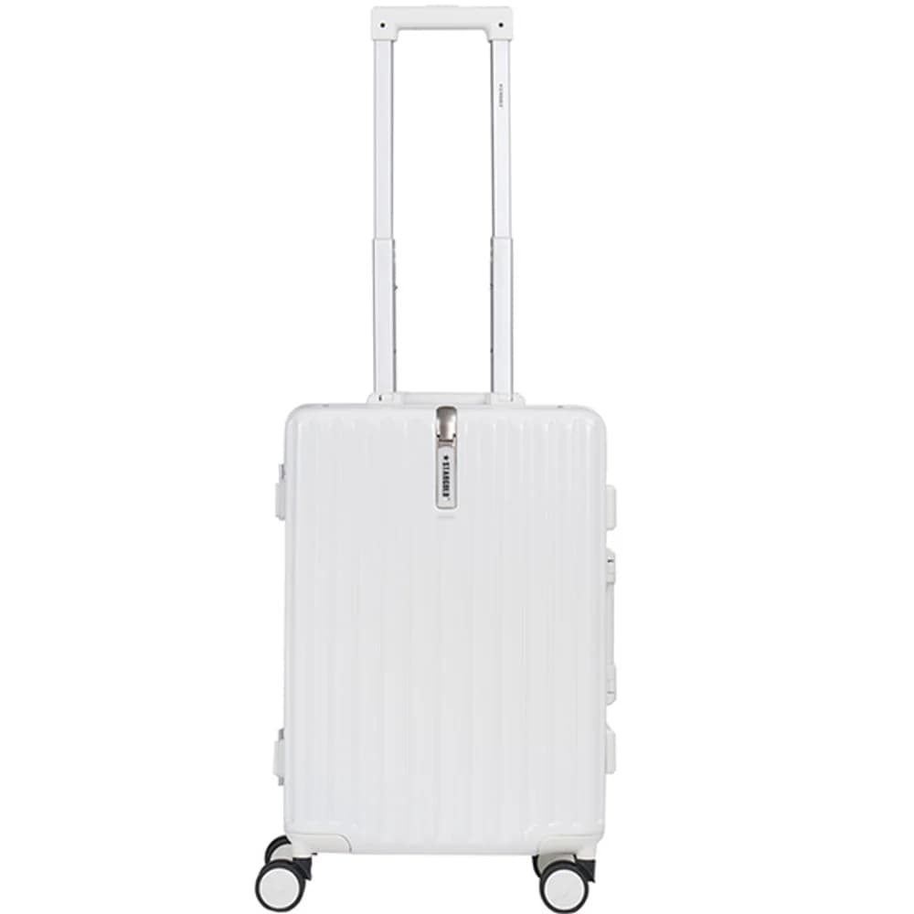 Stargold 1 Pc Hard Side Cabin Trolley Case White