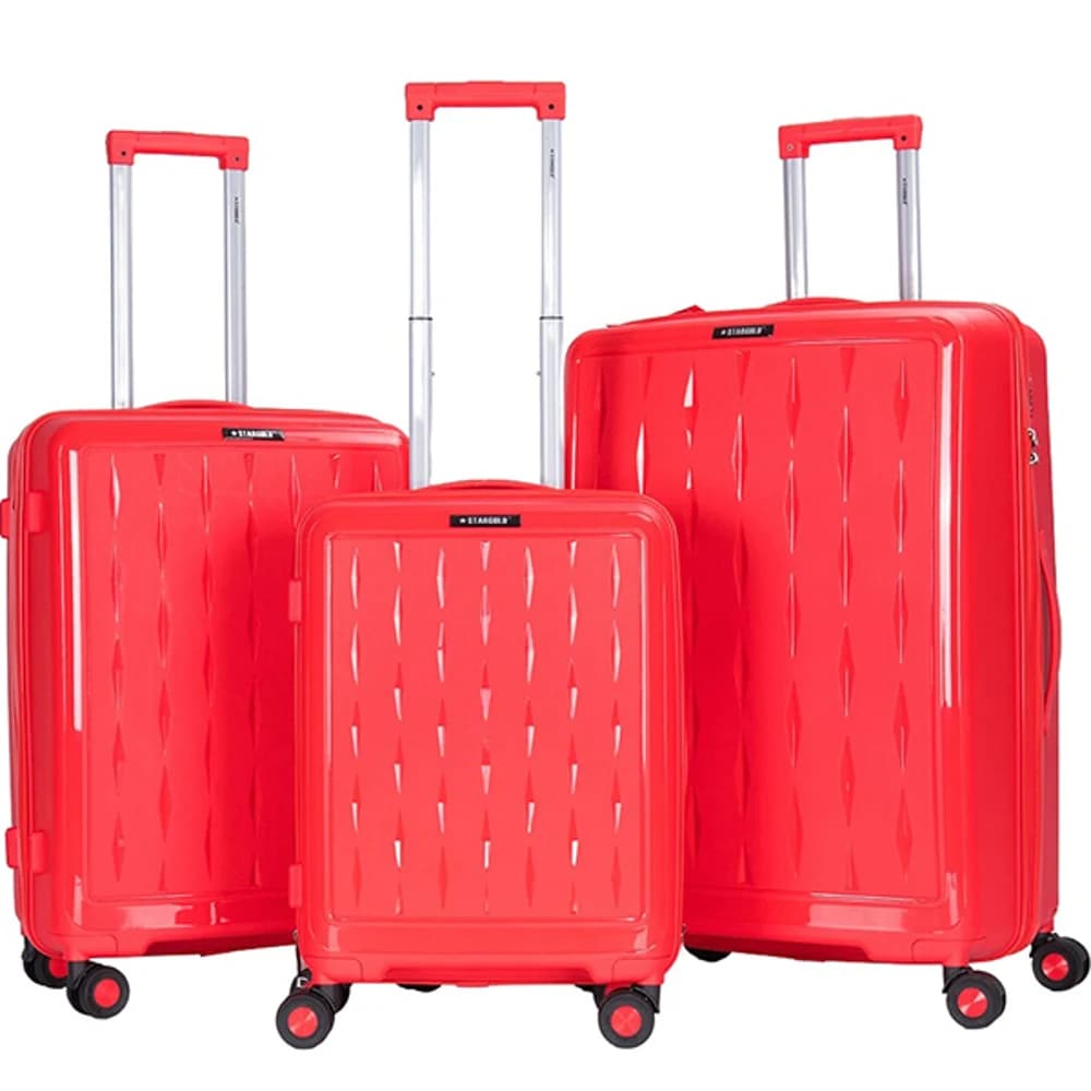 Stargold Hard Side Trolley Luggage 3 Pcs Set 20″/24″/28″