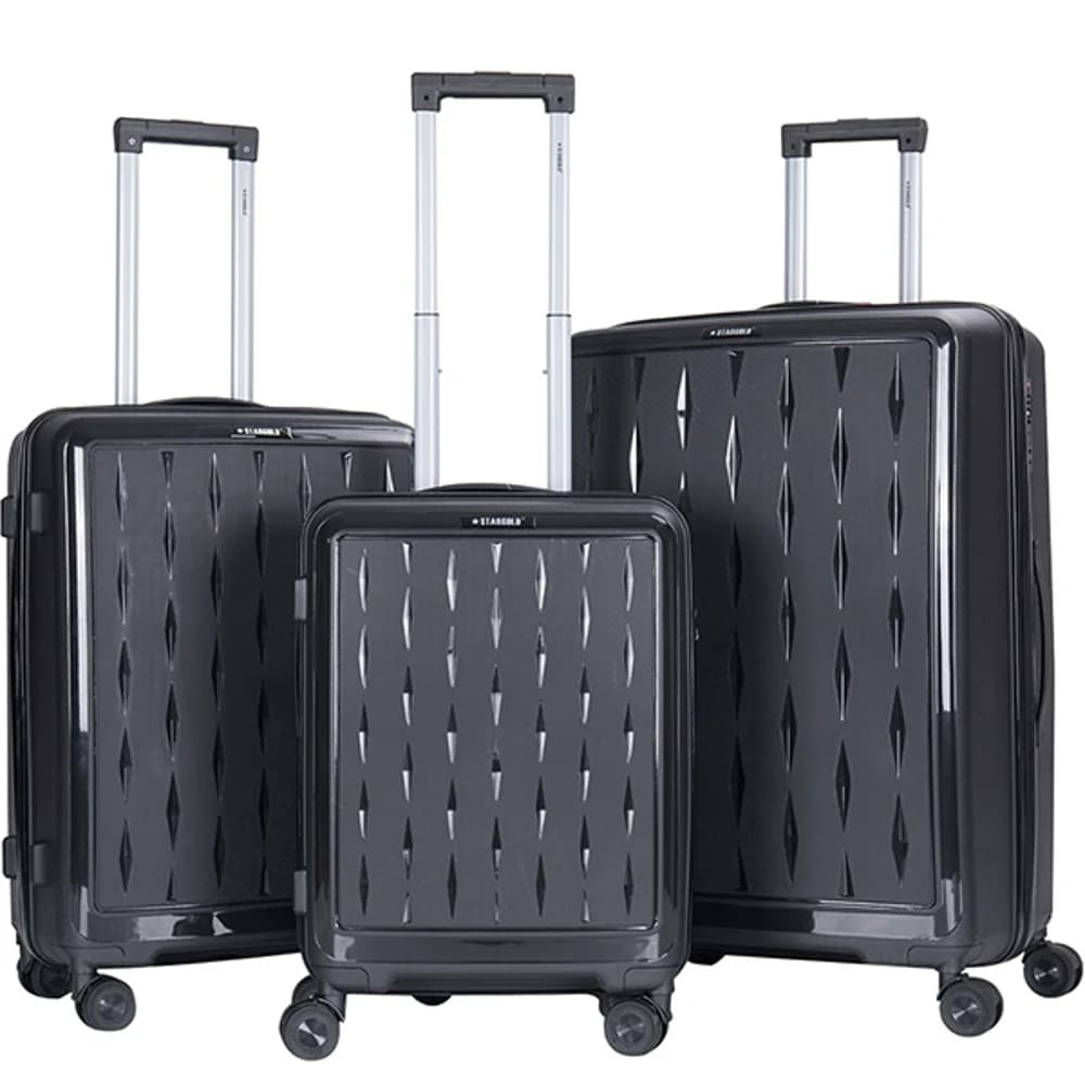 Stargold Hard Side Trolley Luggage 3 Pcs Set 20″/24″/28″