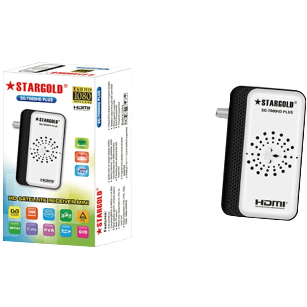 Stargold HD Satellite Receiver White β SG7000