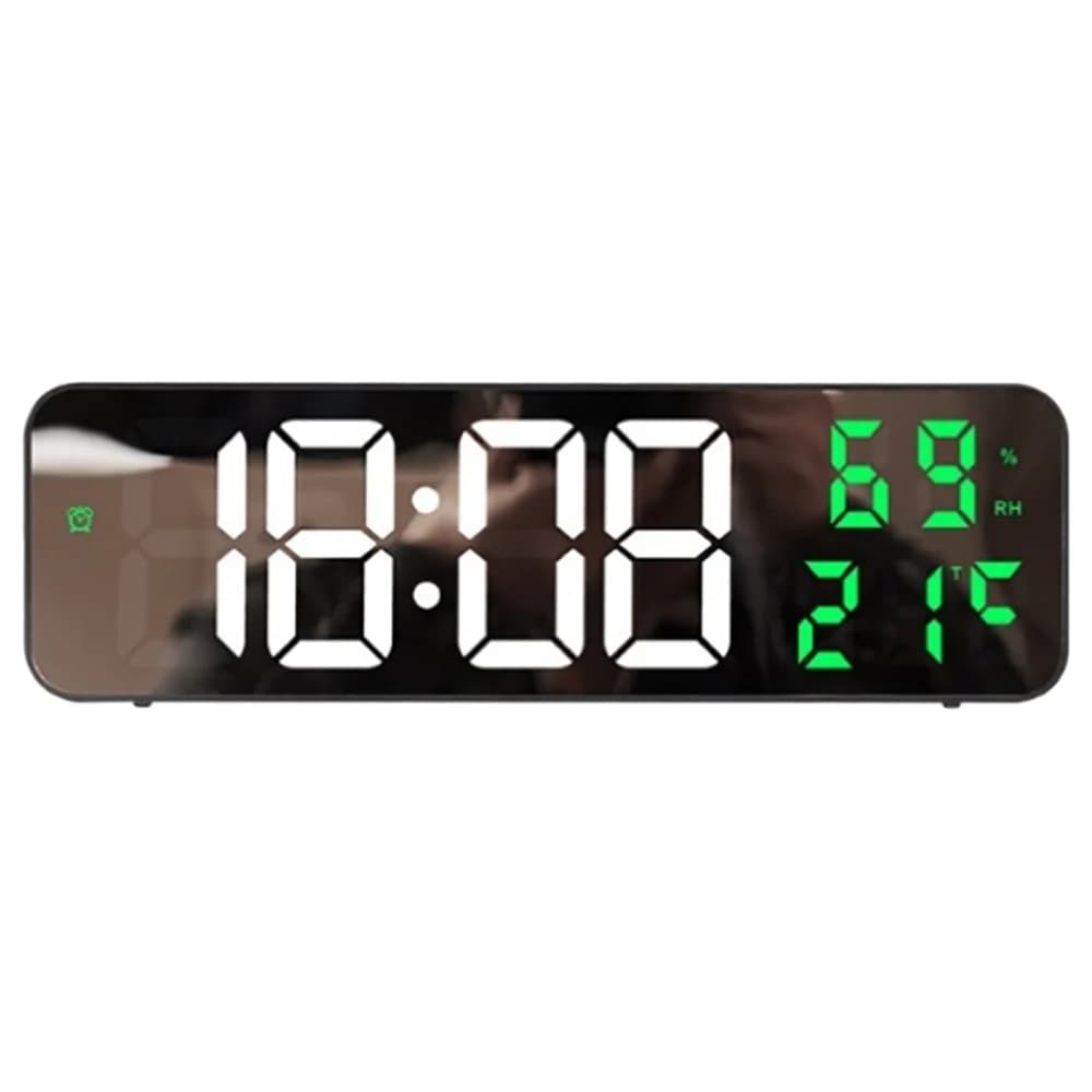Budi DCX-671 Digital LED Clock with Alarm