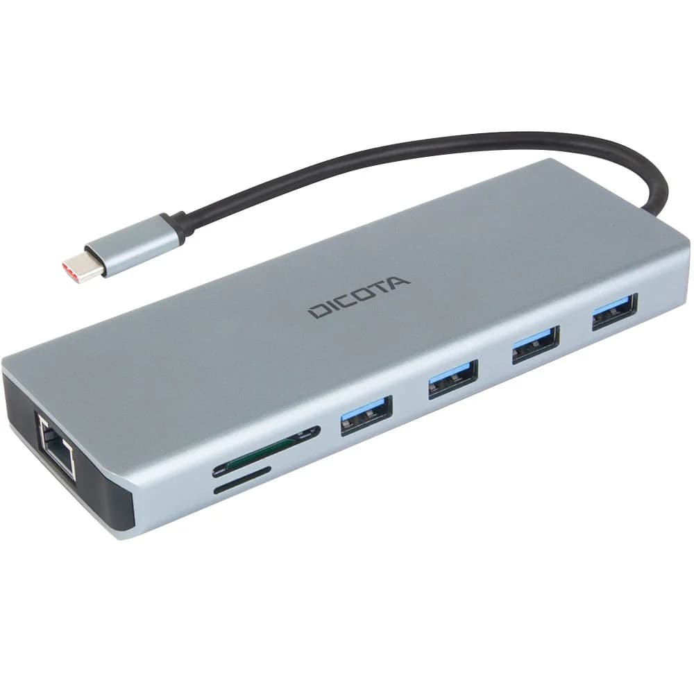 Dicota 13-in-1 Docking Station Black/Silver