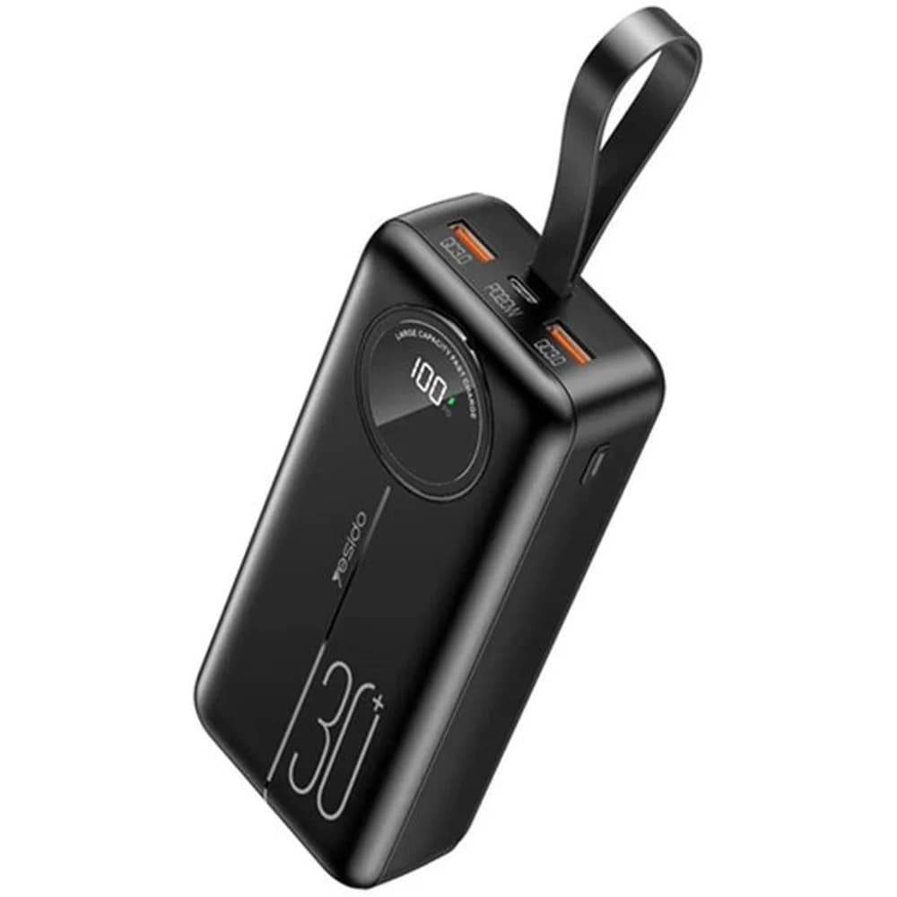 Yesido Power Bank 30000mAh Black YP42