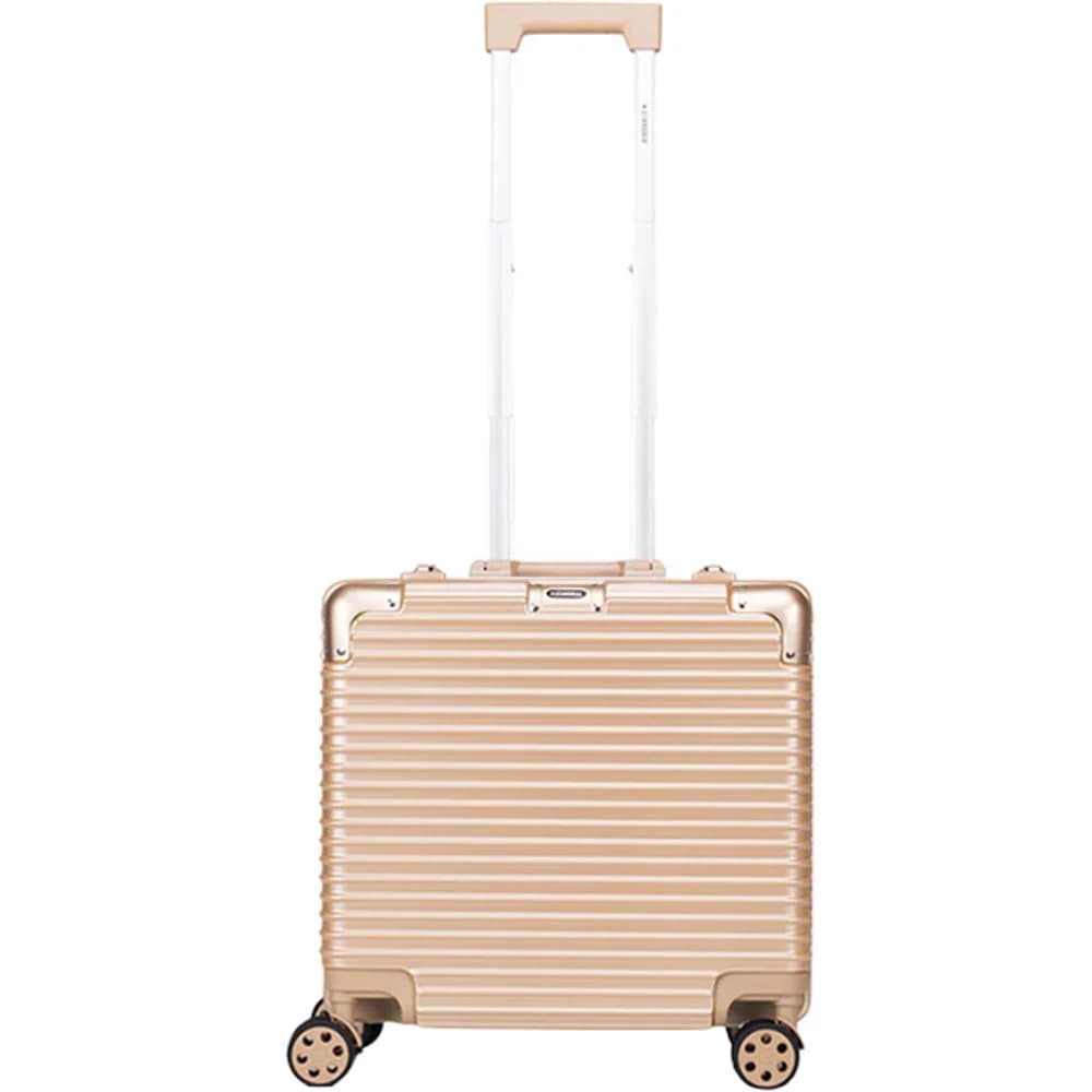 Stargold 1 Pc Hard Side Cabin Trolley Case Champagne