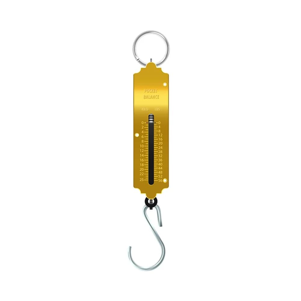 Bjm Spring Balance Luggage Scale Yellow