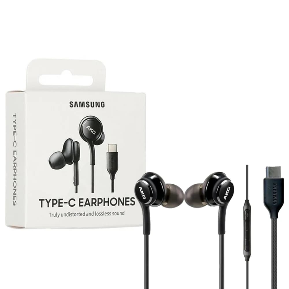 Samsung EO-IC100BBEGAE Type-C Earphones (AKG) – Black (Original)
