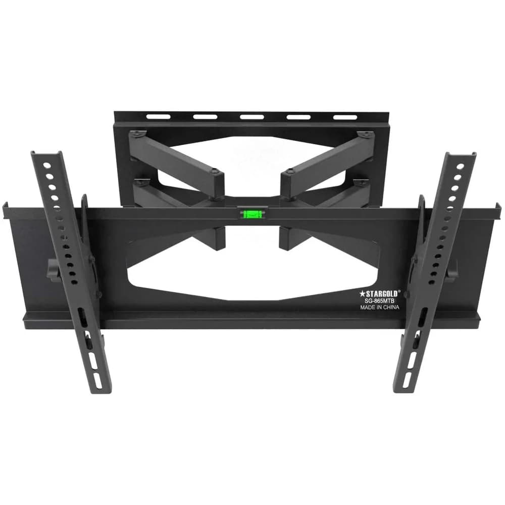 Stargold Swivel Full Motion Wall Mount for 32-70” Screen Bracket Black SG-865MTB