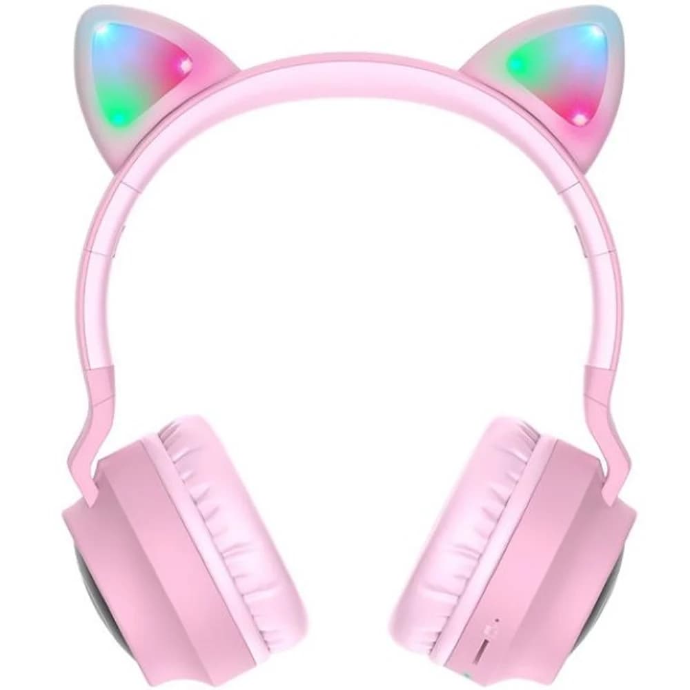 Hoco W27 Wireless Over Ear Headphones Pink