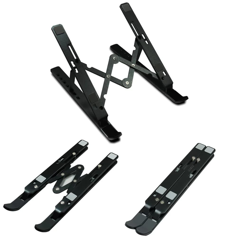 Tuttonica Tutto-ts 123 Bd Laptop Stand 7 Height Adjustable Riser For Desk Black