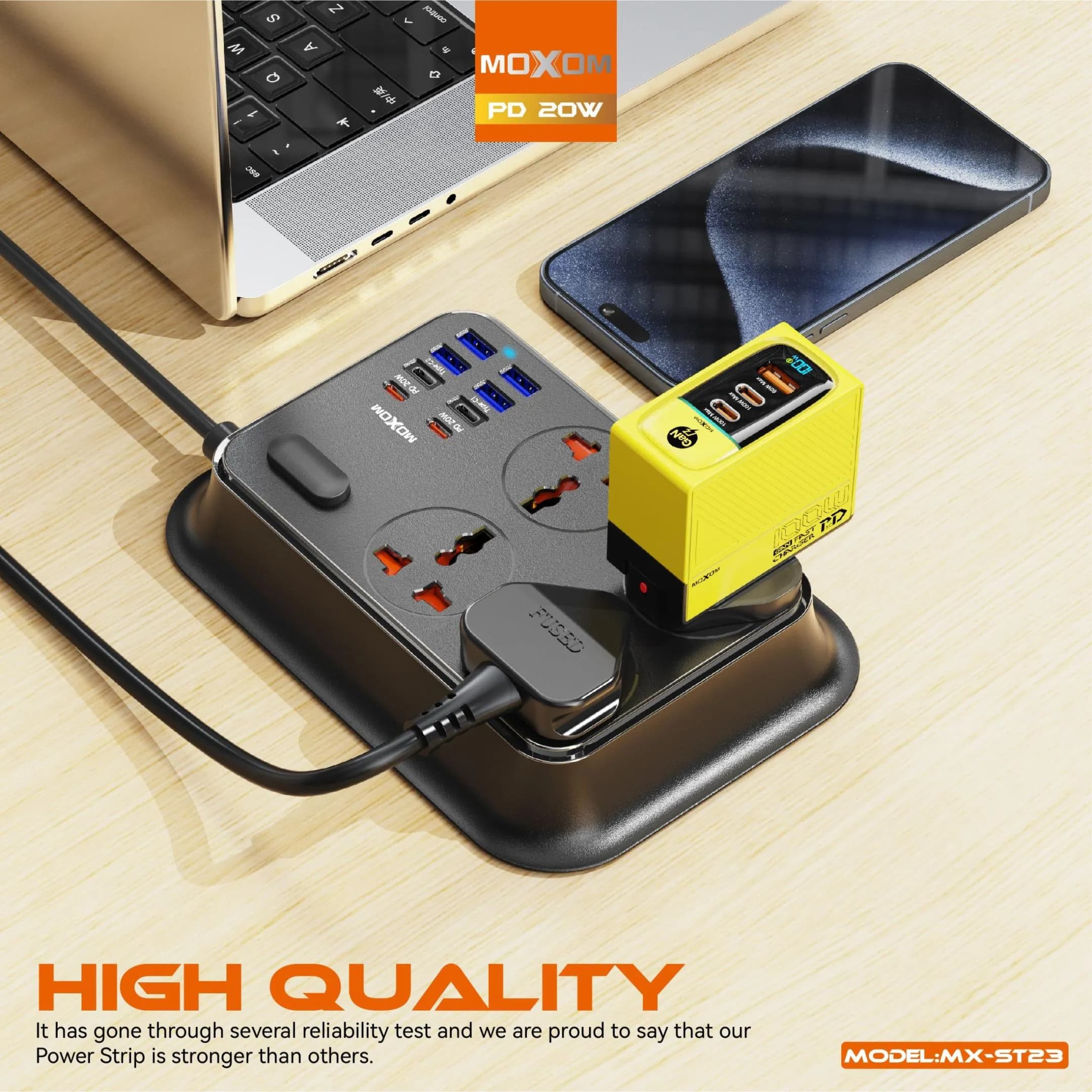 MOXOM 12 in 1 PD Power Strip MX-ST23