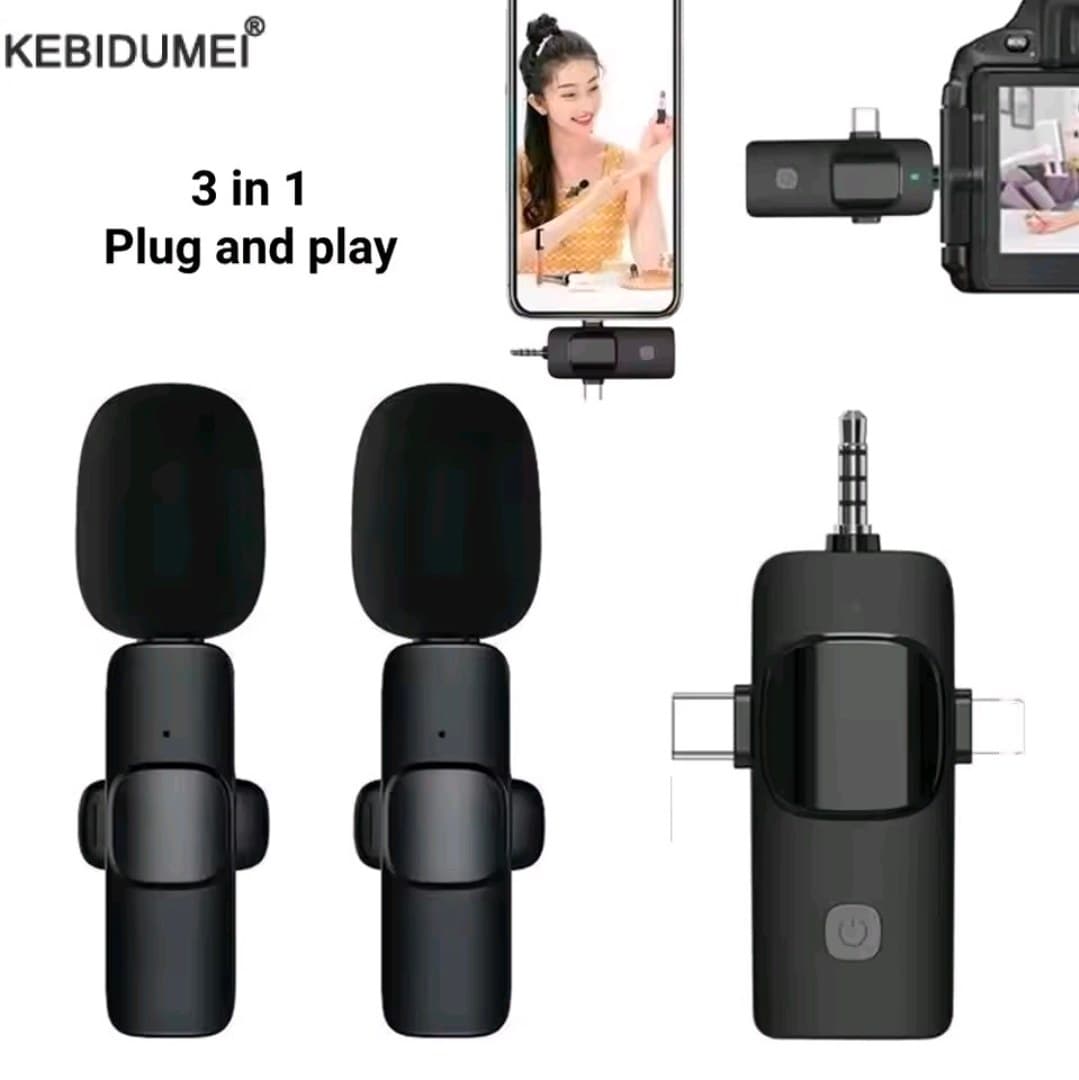 Dual Wireless Microphone Set