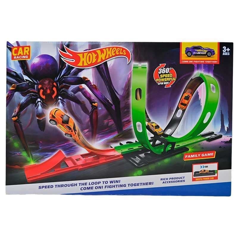 Car Racing 360 Degree Speed Spin Way Track Set
