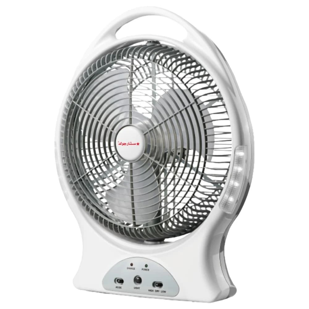Stargold Rechargeable Fan SG-4066-WT