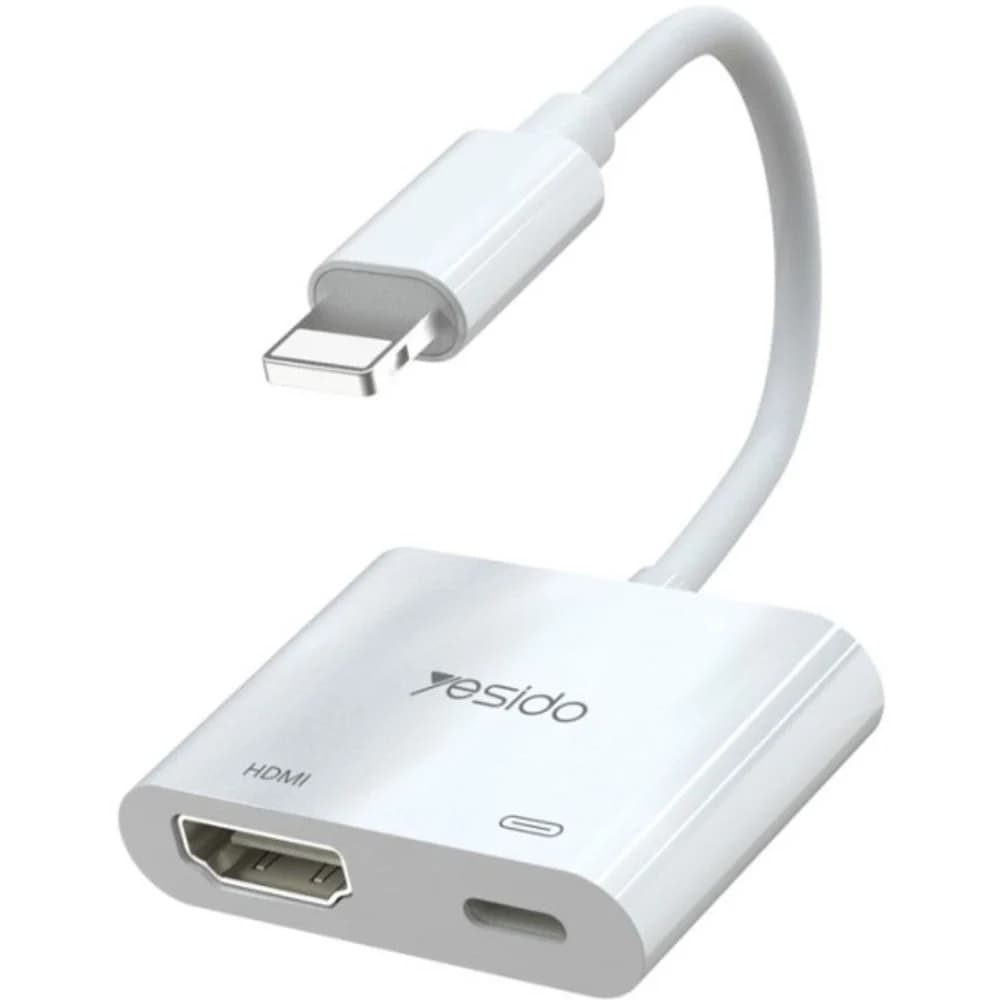 Yesido Lightning To HDMI Adapter White β HM06