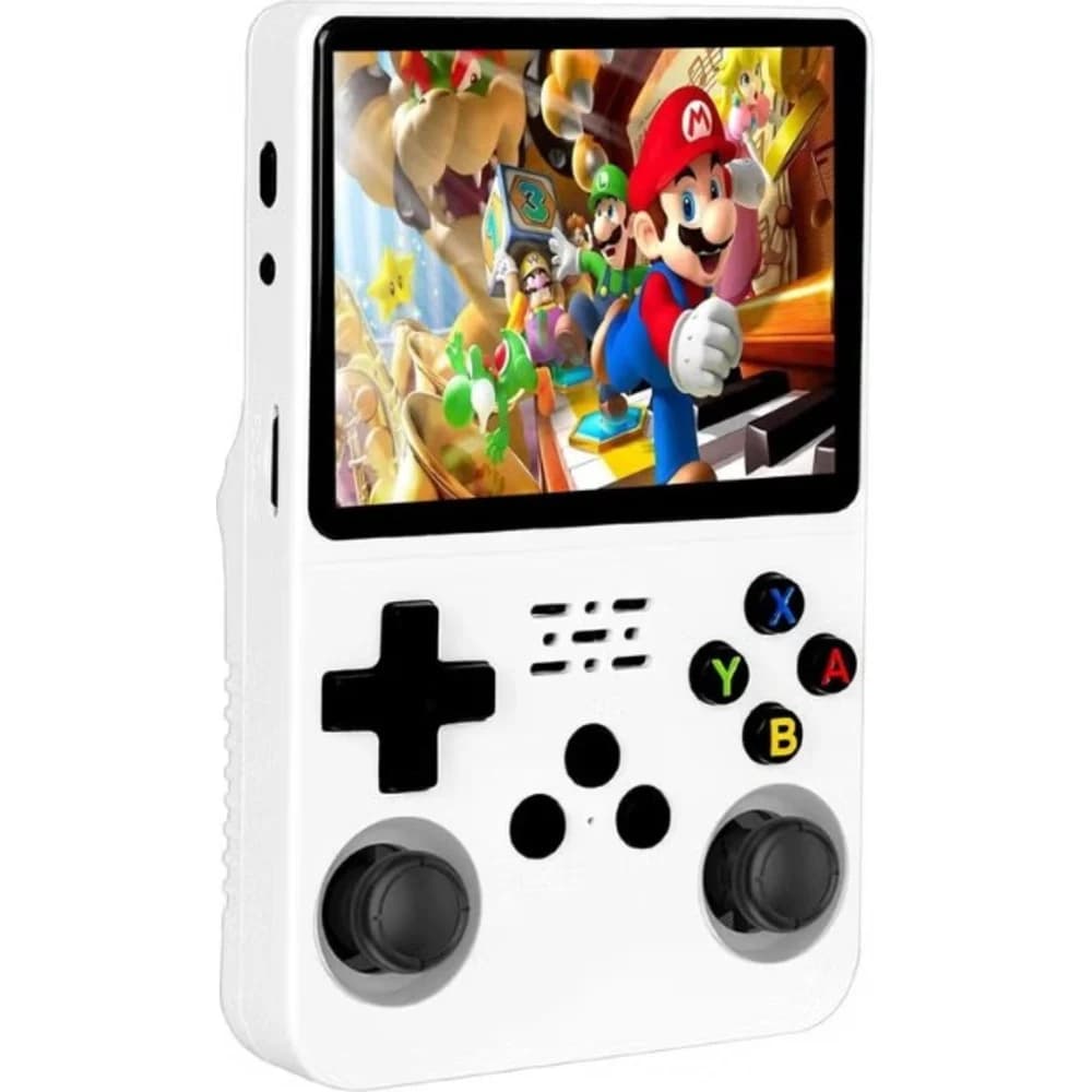 Handheld Retro Gaming Console 64GB White – R36S