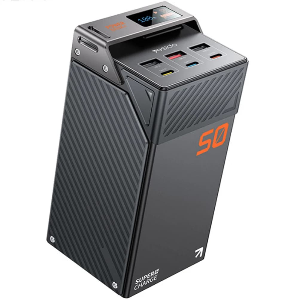 Yesido Power Bank 50000mAh Black – YP63