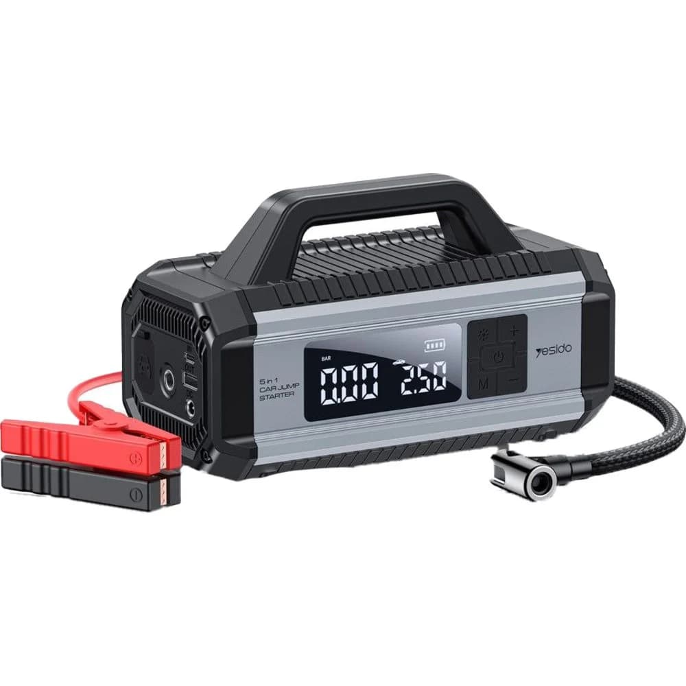 Yesido 5-in-1 Car Jump Starter Black β VC13