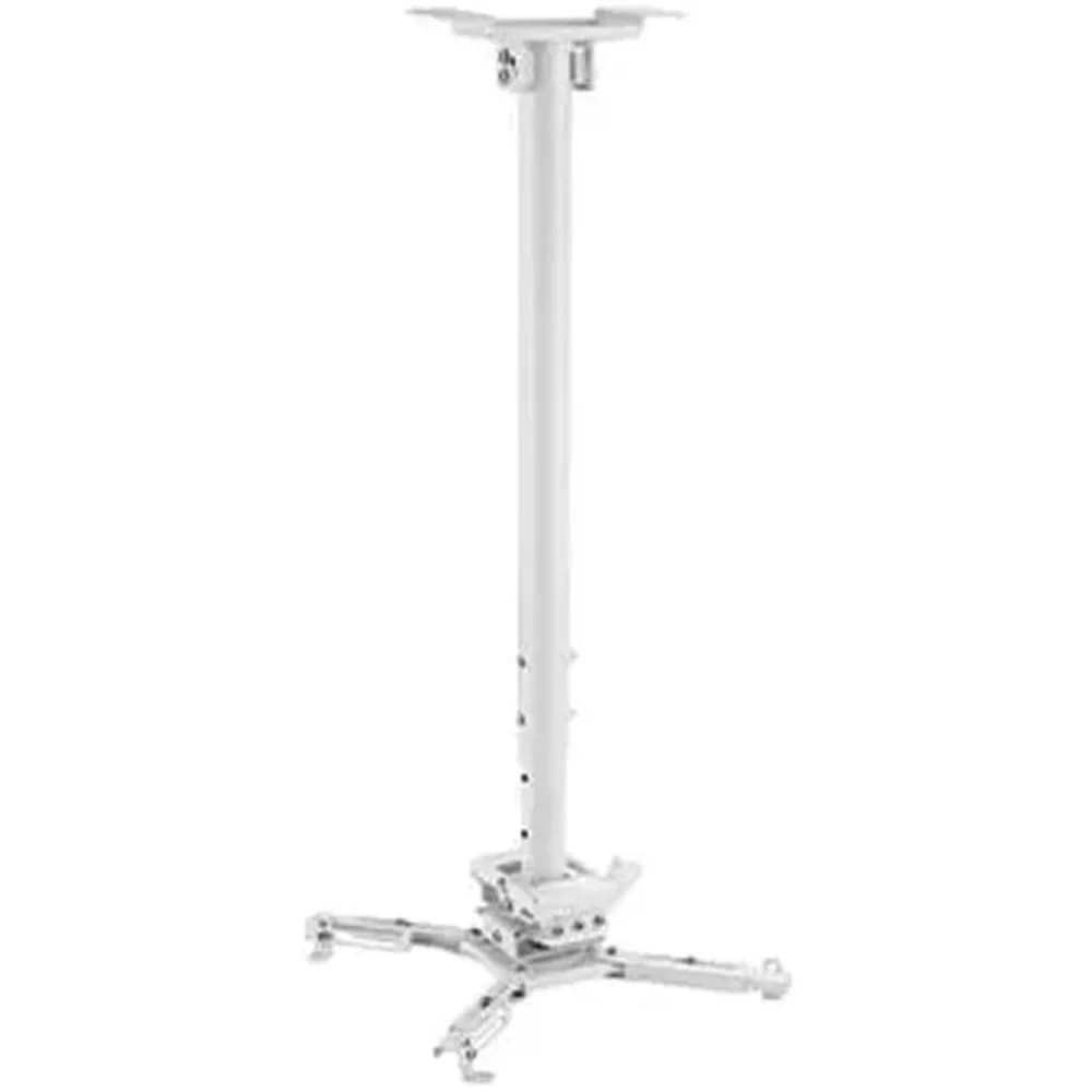 Skill Tech Solid Ceiling Projector Bracket Matte White – SH08P